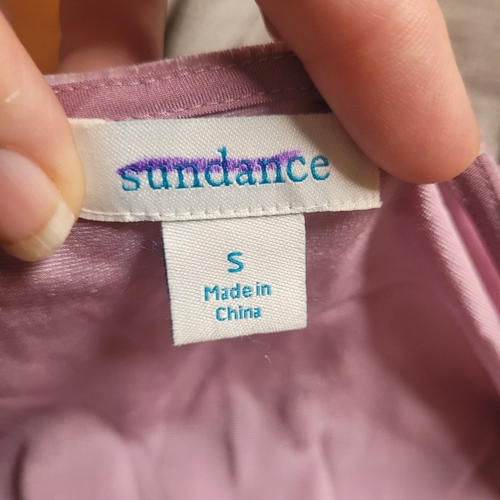 Sundance Lavender Velour Blouse - Picture 2 of 5